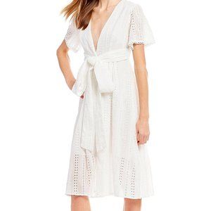ASTR the label Eyelet Midi Dress